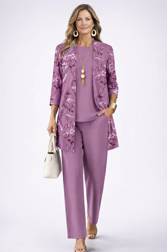 Completo tre pezzi Ginevra – Viola