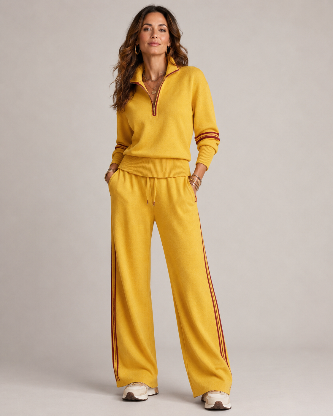 Benedetta | Completo Pullover con Zip