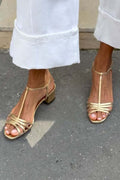 VIVIAN | Sandali con Tacco Metallico