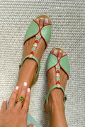 PEARL | Sandali Slingback con Dettaglio a Cuore