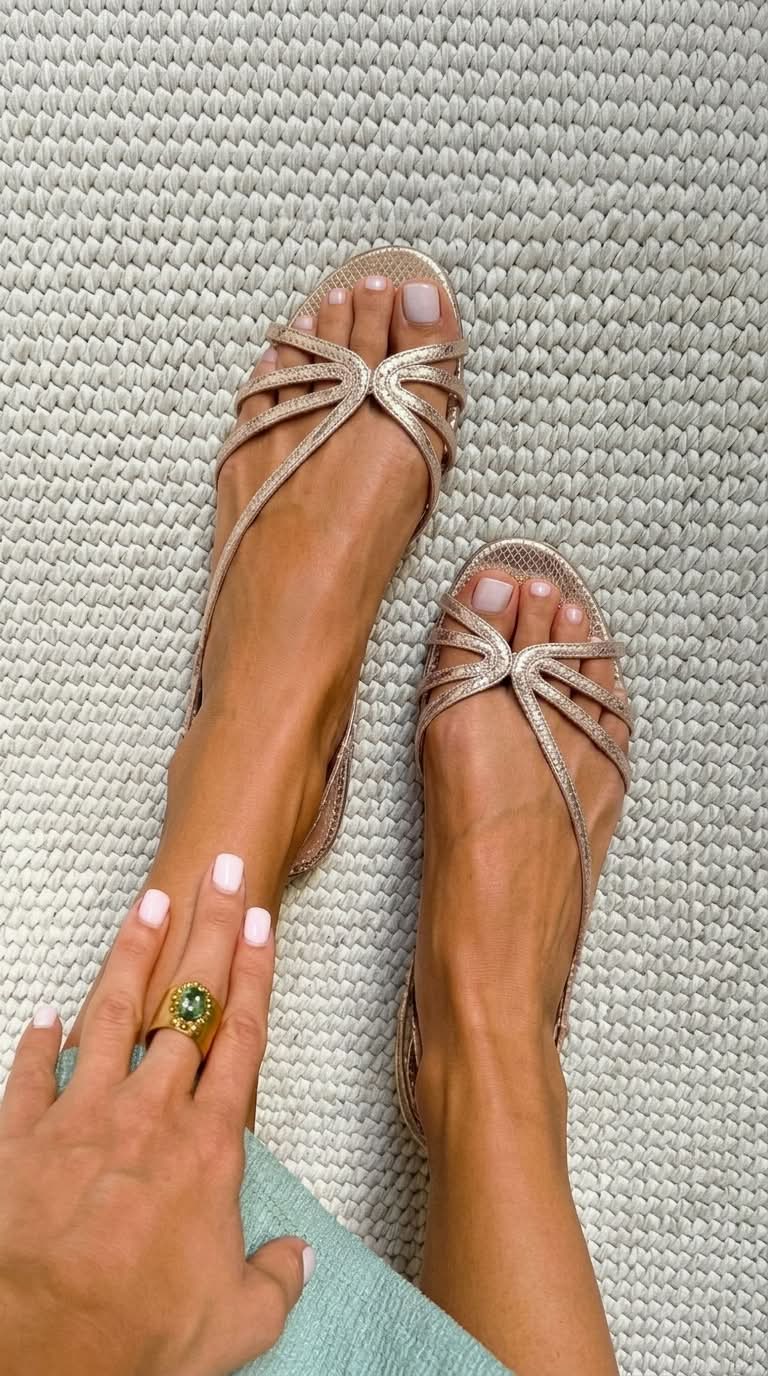 MABEL | Sandali con Cinturini Metallici