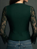 Giacca Bianca – Verde scuro