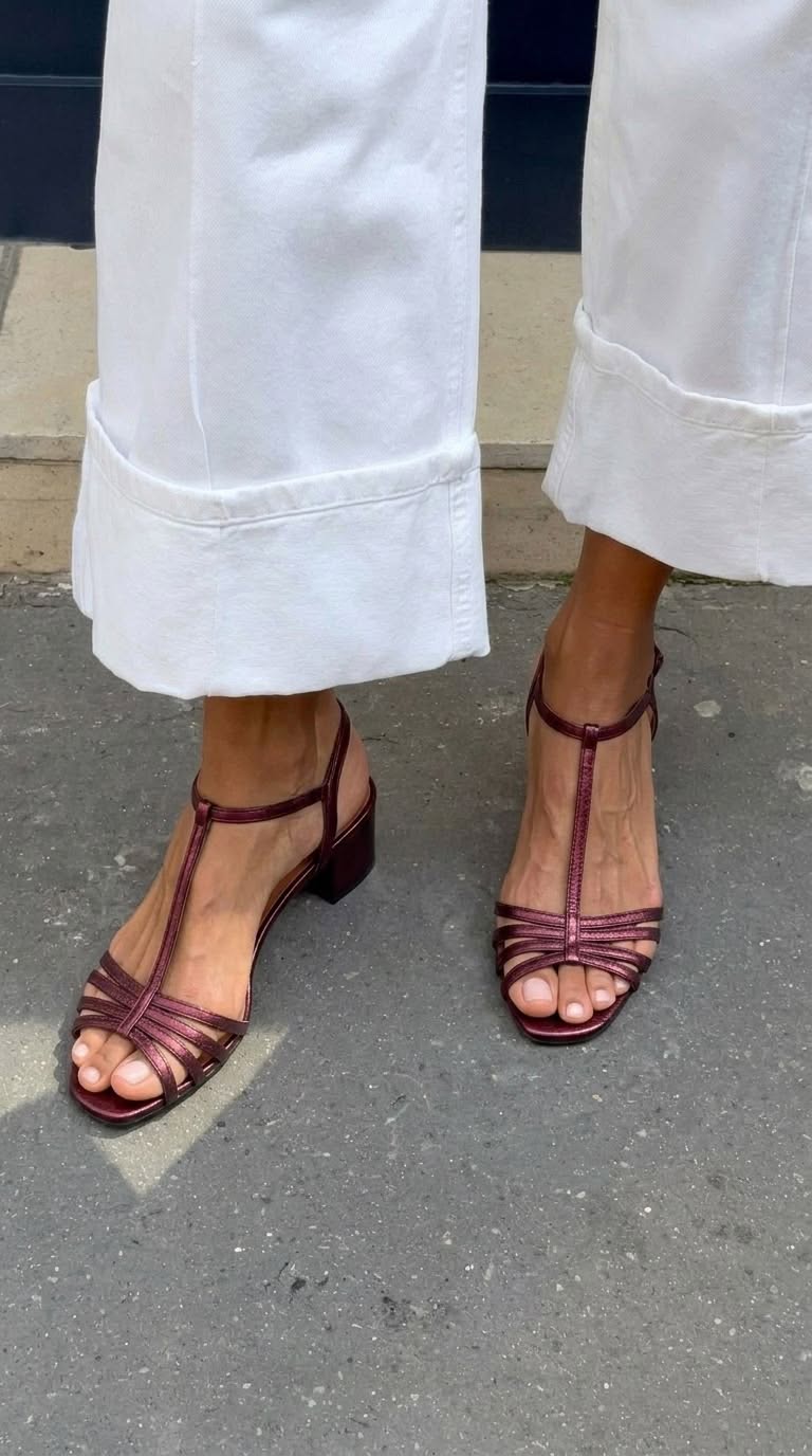 VIVIAN | Sandali con Tacco Metallico