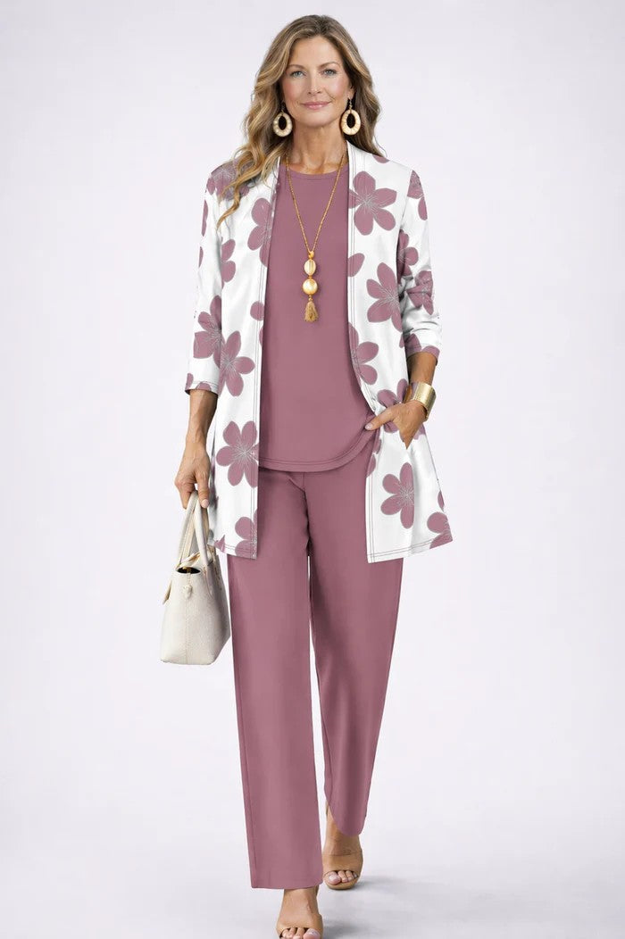 Completo tre pezzi Chiara – Rosa Chiaro