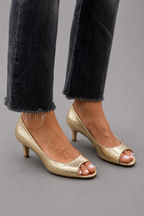 SERENA | Sandali con Tacco Basso Open Toe