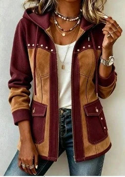 Giacca Giulia – Bordeaux / Cammello