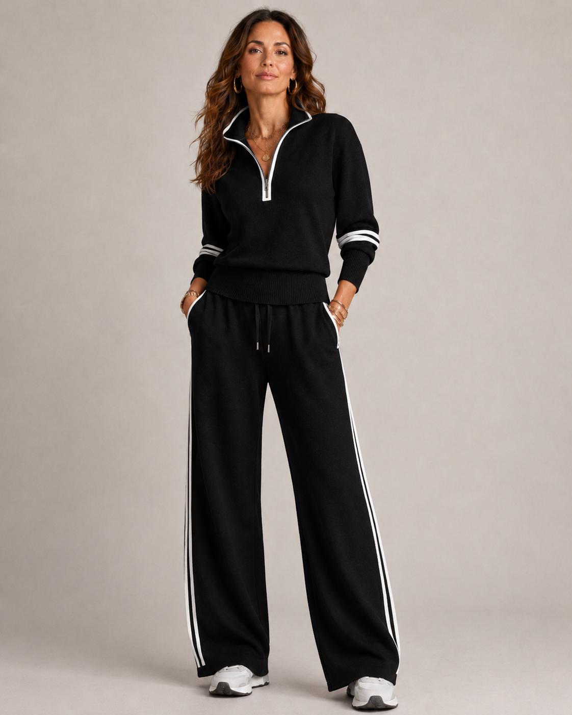 Benedetta | Completo Pullover con Zip