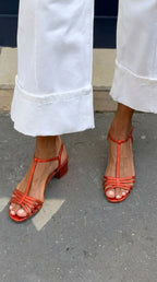VIVIAN | Sandali con Tacco Metallico