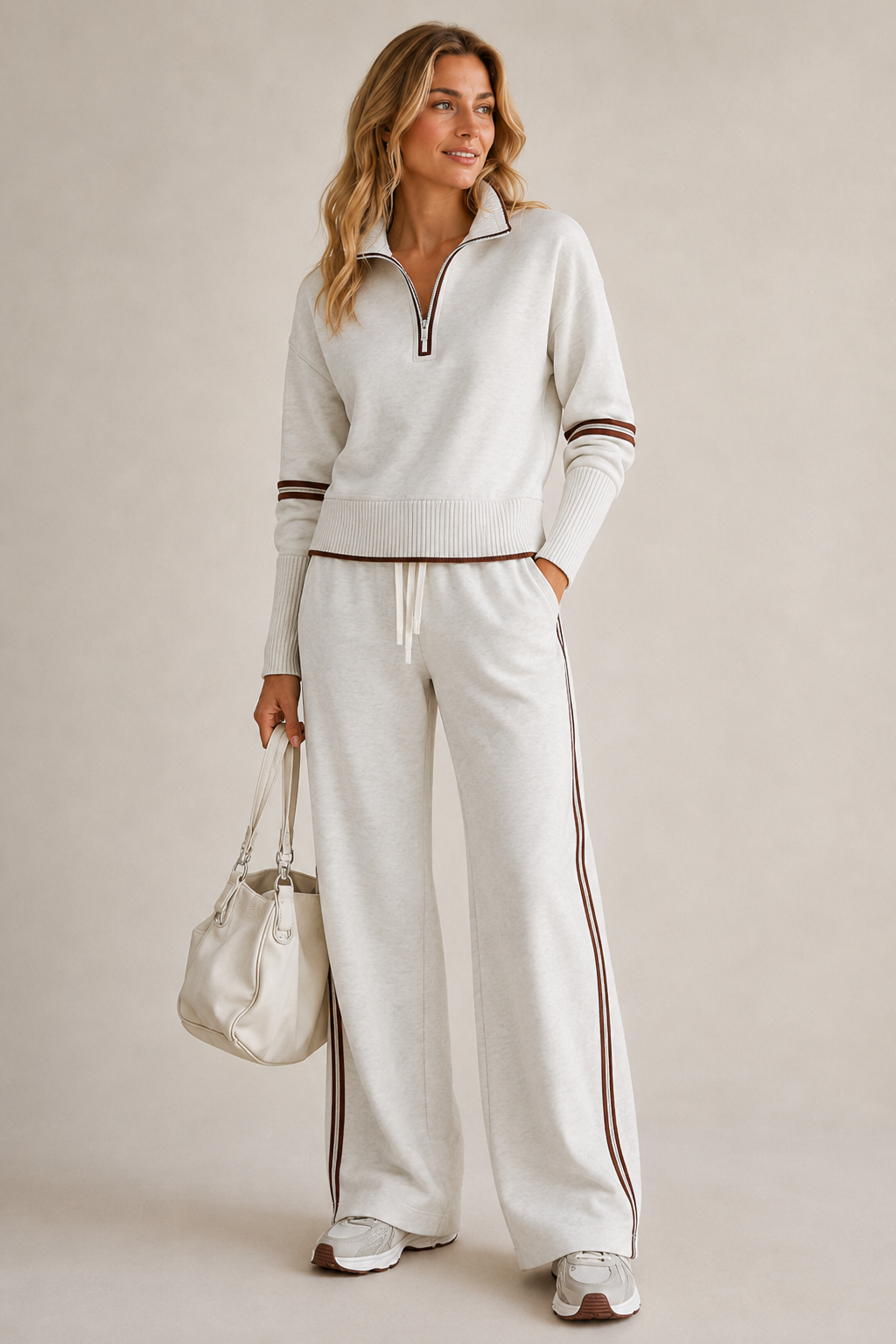 Benedetta | Completo Pullover con Zip