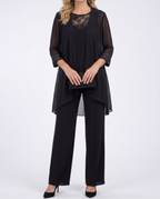 Greta | Completo Giacca Fluida e Pantalone Largo