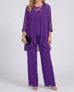 Greta | Completo Giacca Fluida e Pantalone Largo