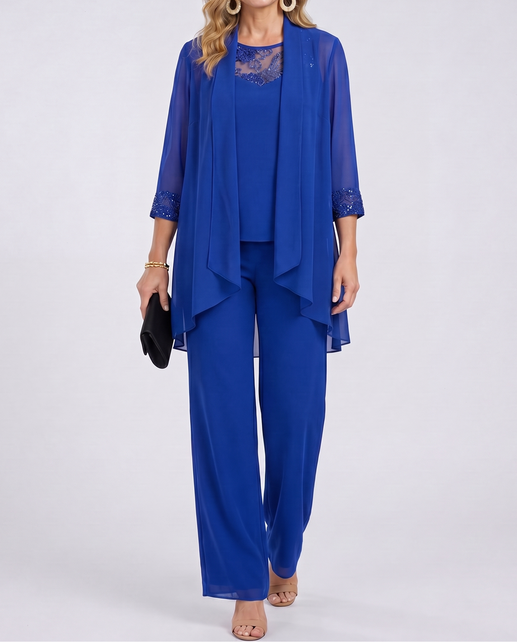 Greta | Completo Giacca Fluida e Pantalone Largo