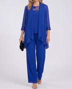 Greta | Completo Giacca Fluida e Pantalone Largo