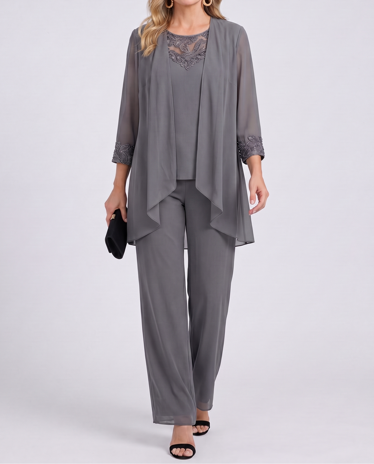 Greta | Completo Giacca Fluida e Pantalone Largo