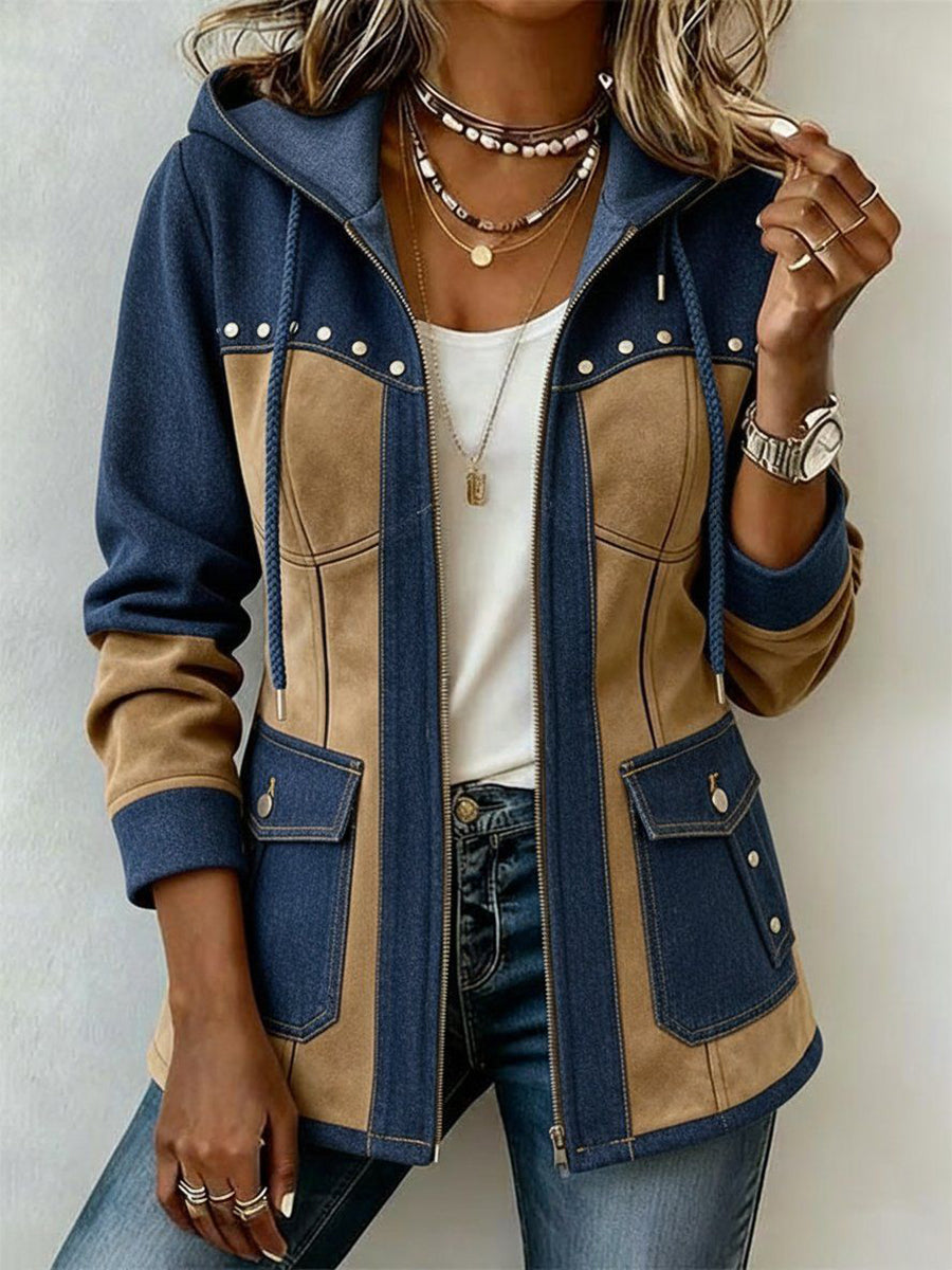 Giacca Giulia – Blu Navy / Beige
