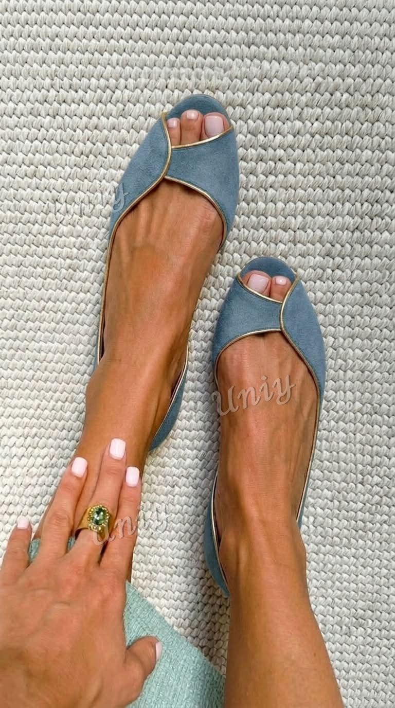 EVELYN | Ballerine D'Orsay Open Toe