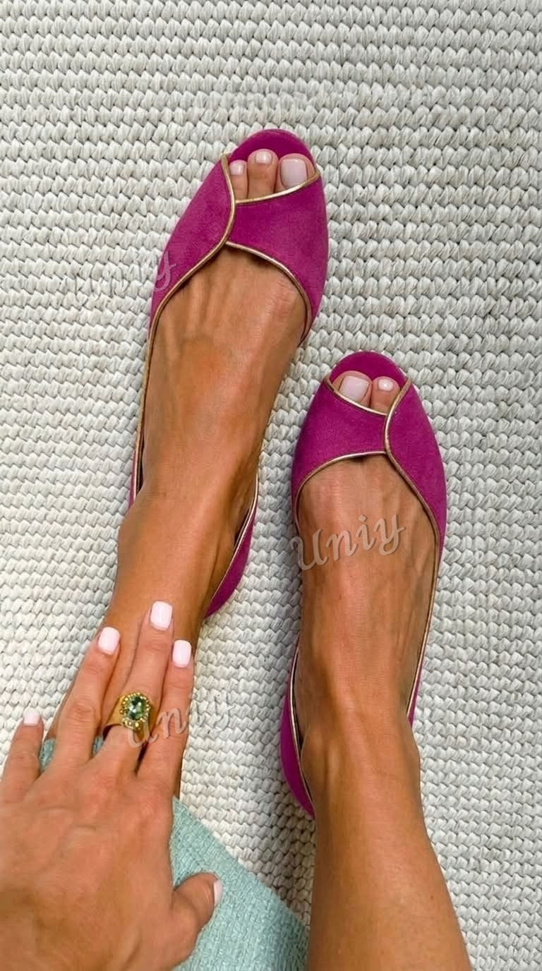 EVELYN | Ballerine D'Orsay Open Toe