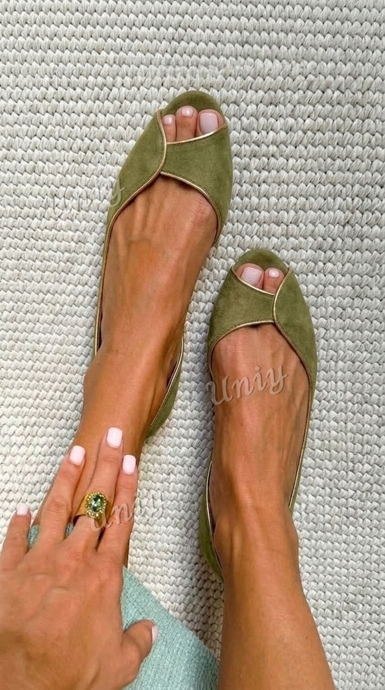 EVELYN | Ballerine D'Orsay Open Toe