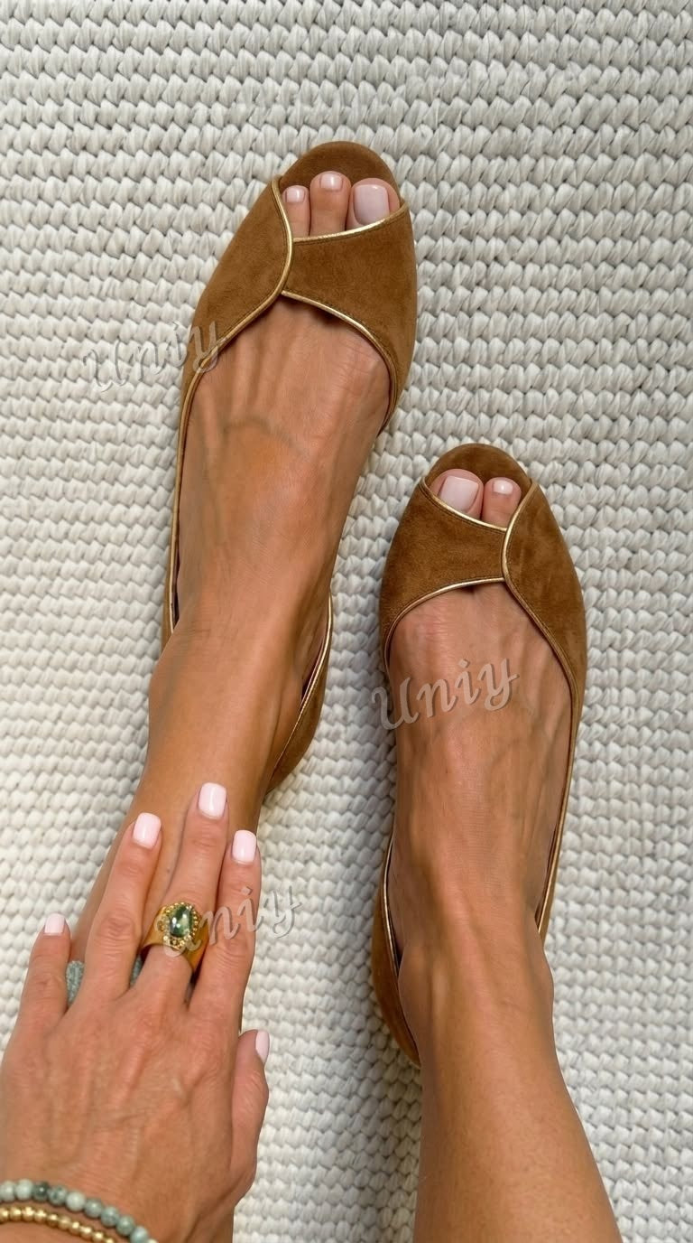 EVELYN | Ballerine D'Orsay Open Toe